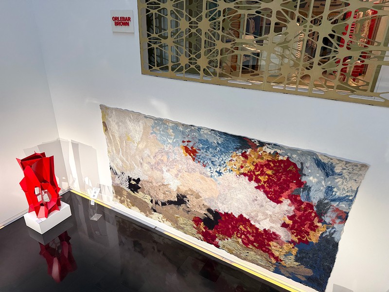 ギャラリー「Villa del Arte」が眼下に見えます。