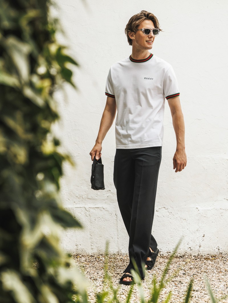Tシャツ、リンガーTシャツ、着こなし、コーデ
