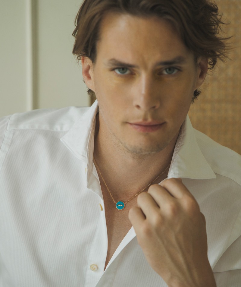 ジュエリー、ターコイズ、着こなし、コーデ