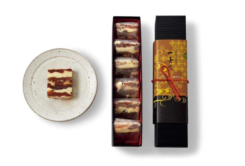 モテるママの手土産帳　「京洋菓子司 一善や」の『干柿と胡桃と無花果のミルフィーユ』