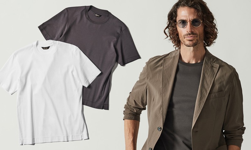 Tシャツ、無地、着こなし、コーデ、コスパ