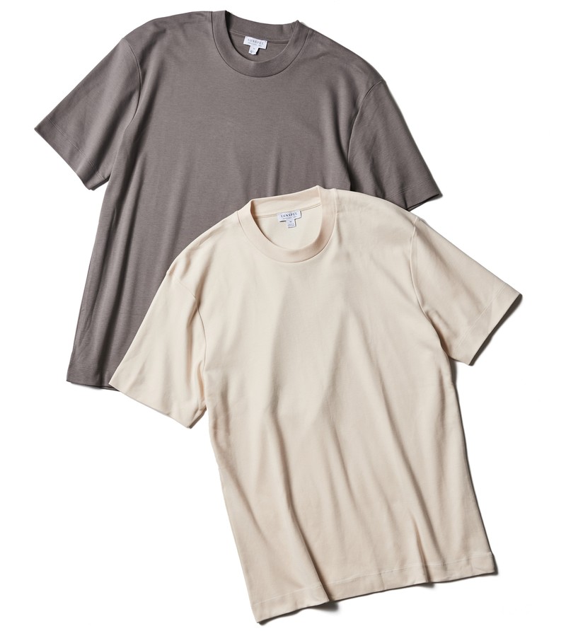 Tシャツ、無地、着こなし、コーデ、コスパ