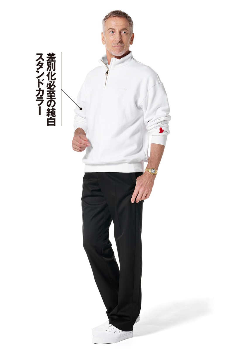 スウェット5万9400円／ムータ・マリン（買えるLEON）