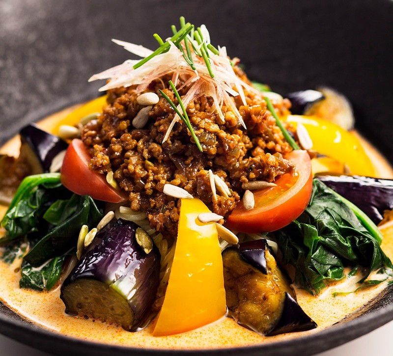 中国料理「花梨」　「冷やし坦々麺」3416円（税・サービス料込み）