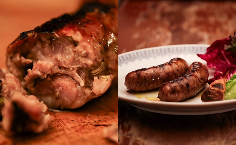 ご家庭でプロの味を、という少々ベタなスタートで作ったのがこの黒ニンニクのサルシッチャ。