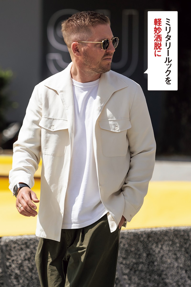 イタリア メンズファッション スナップ 春夏 SS コーディネート ちょい悪おやじ LEON　イケオジ
