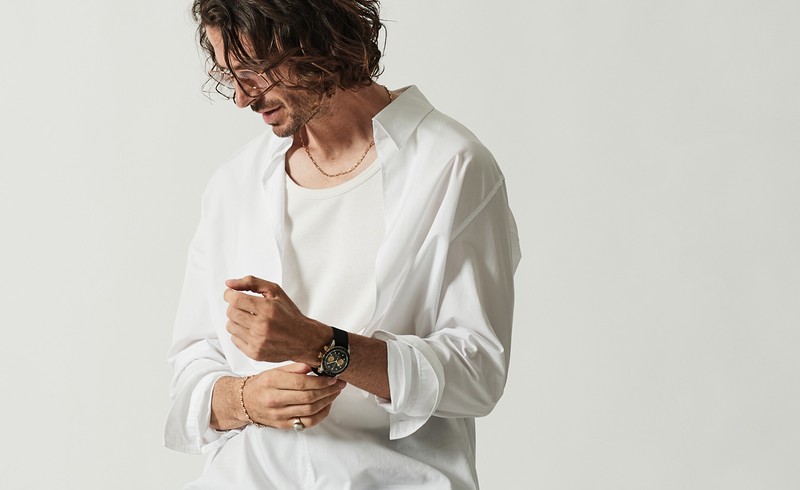 Tシャツ、ポロシャツ、ジャケット、サンダル