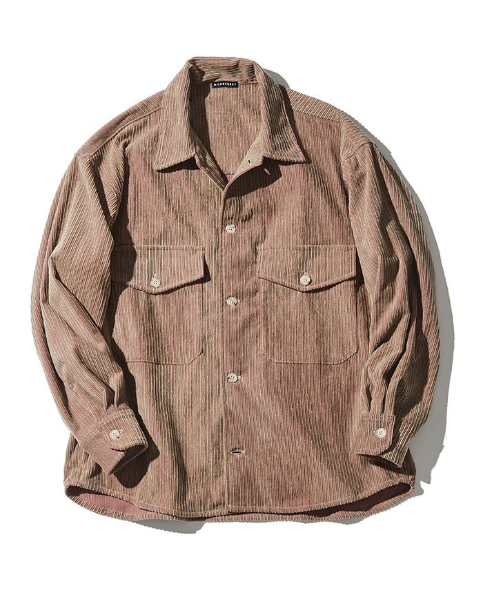 シャツジャケット¥44,000／マイルドサンセット（買えるLEON）