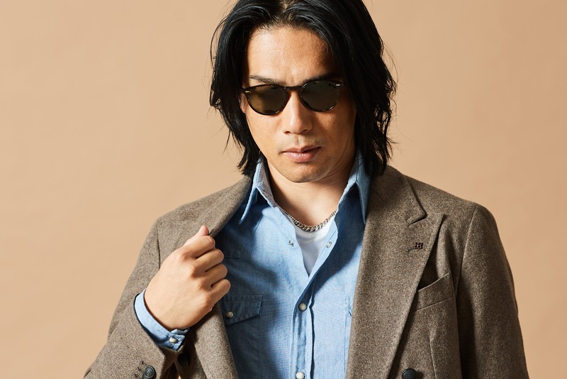 ジャケット、着回し、コーデ、オンオフ、ダブルジャケット