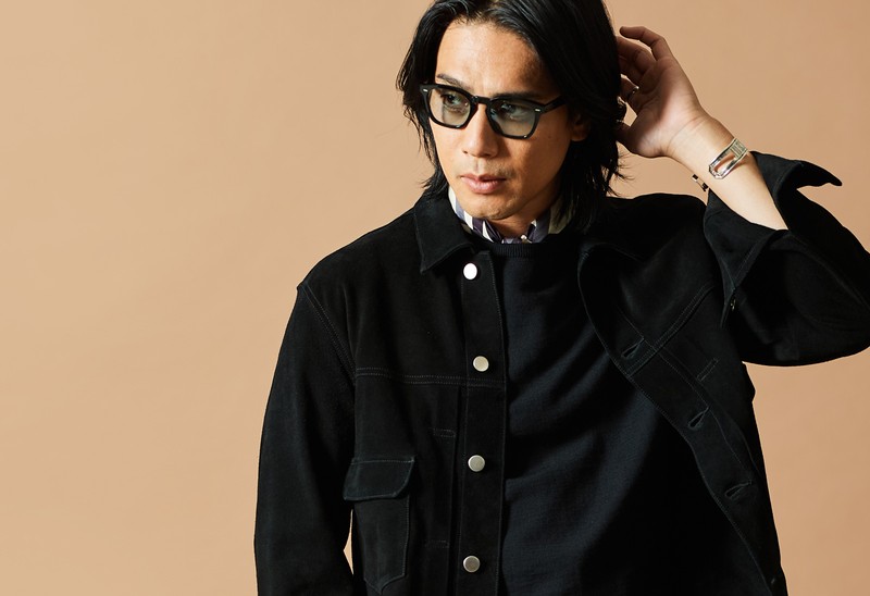 Gジャン、レザーアウター、着こなし、コーデ