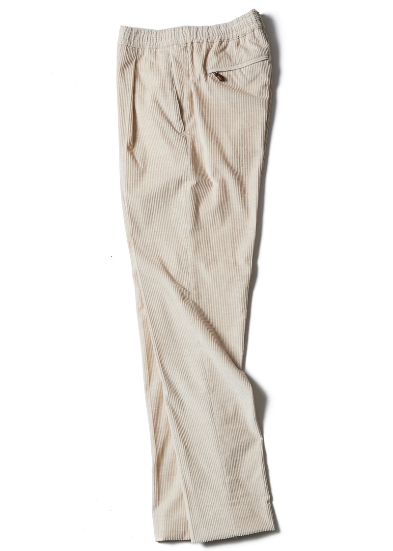 パンツ、白パン、コーデュロイ、着こなし、コーデ