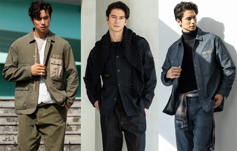 リプレイ、デニム、Gジャン、着こなし、コーデ