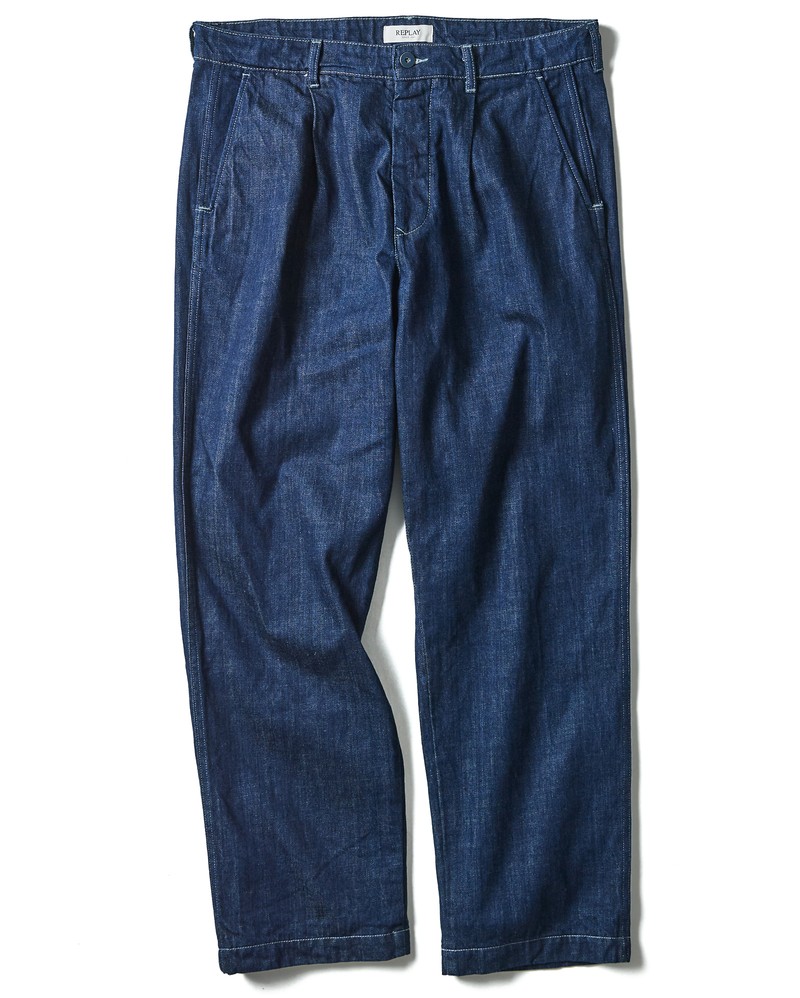 リプレイ、デニム、Gジャン、着こなし、コーデ