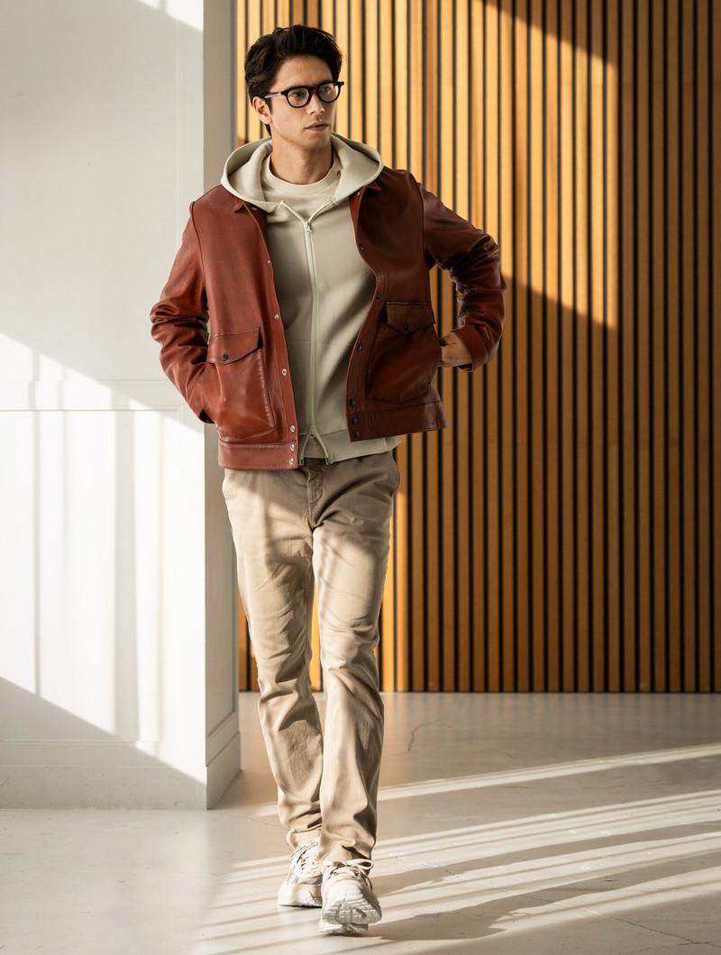 リプレイ、デニム、Gジャン、着こなし、コーデ