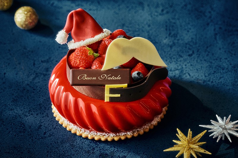 「サンタ ストロベリームース」1万円(直径12㎝)※限定80台