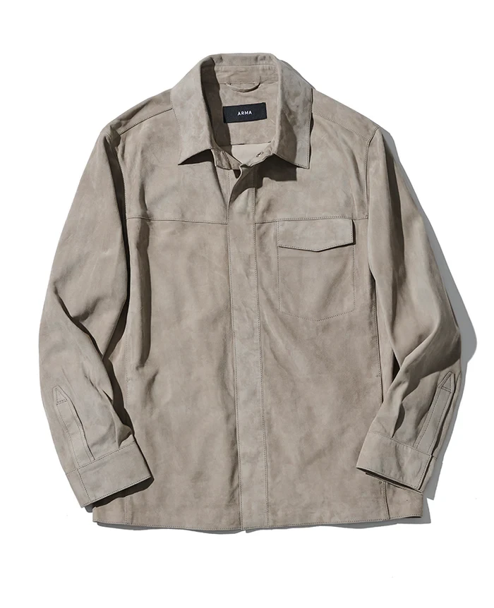 レザーシャツ13万7500円／アルマ（買えるLEON）