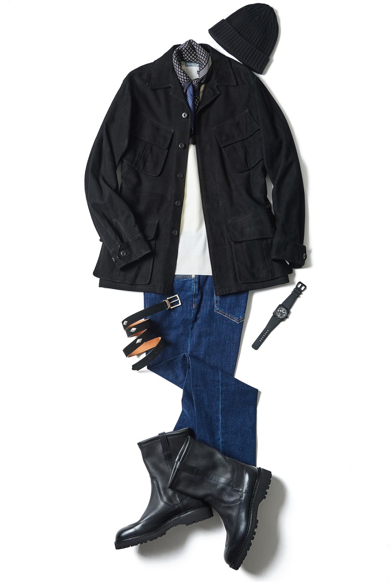 ジョンロブ、ブーツ、ブーツイン、着こなし、コーデ