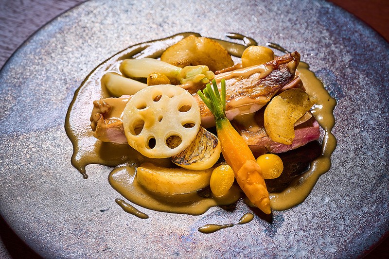 d'ici（ディシ）　「北海道産宝キジのロティ」