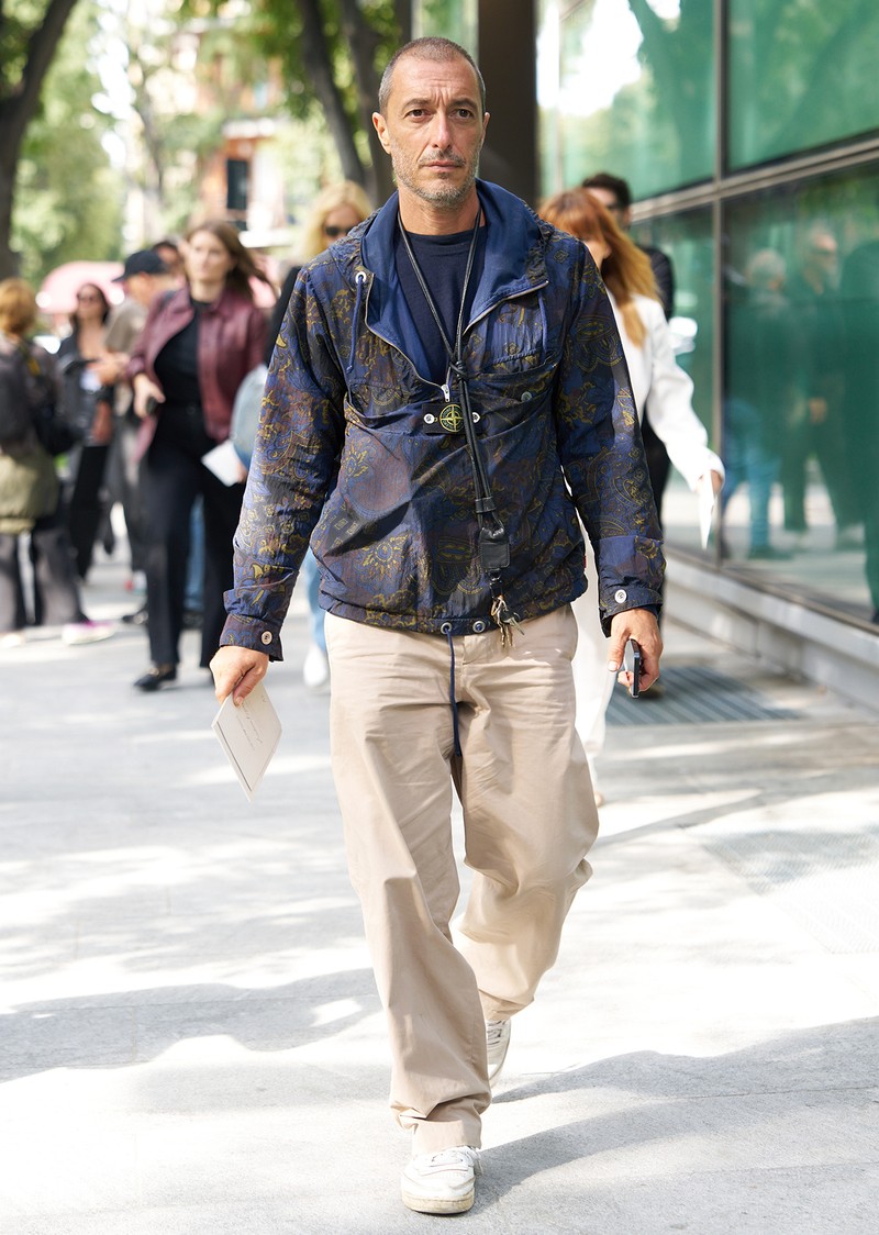 イタリア メンズファッション スナップ コーディネート イケオジ ちょい悪（ワル）おやじ LEON 