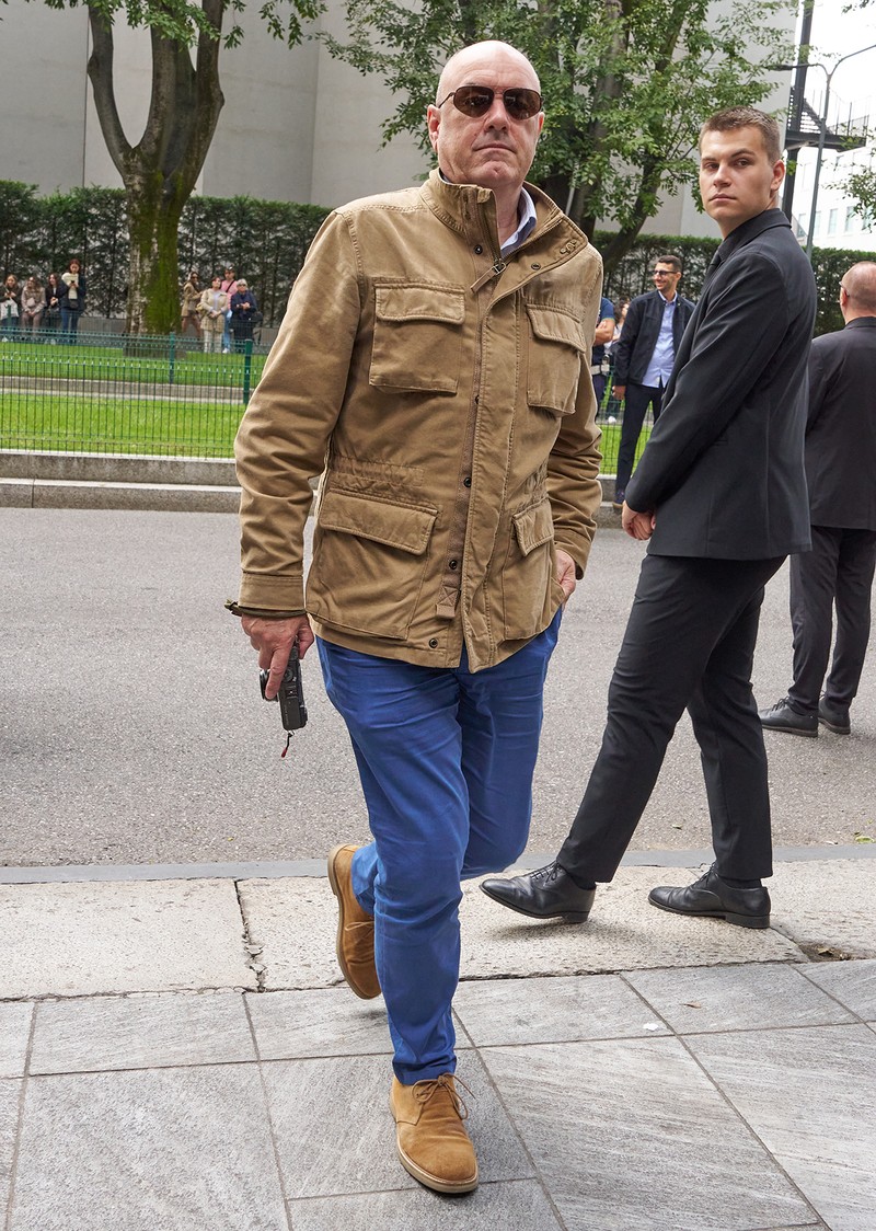 イタリア メンズファッション スナップ コーディネート イケオジ ちょい悪(ワル)おやじ LEON