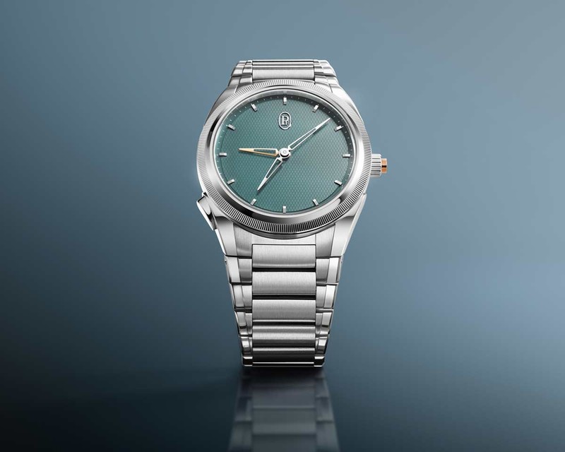 「トンダ GF GMT ラトラパンテ ヴェルツァスカ」 自動巻き、SSケース+Ptベゼル(40mm)×SSブレスレット。468万6000円(パルミジャーニ・フルリエ ブティック銀座)