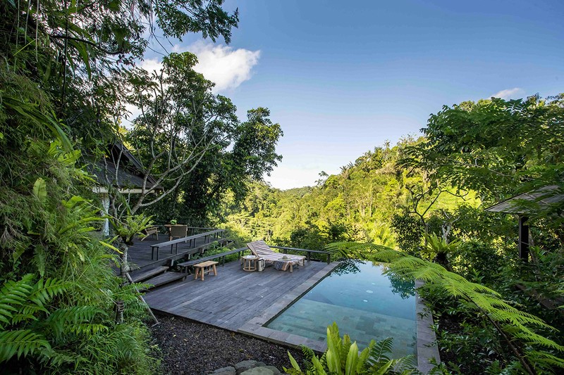 自室プールは裸で入る人も多いとか。