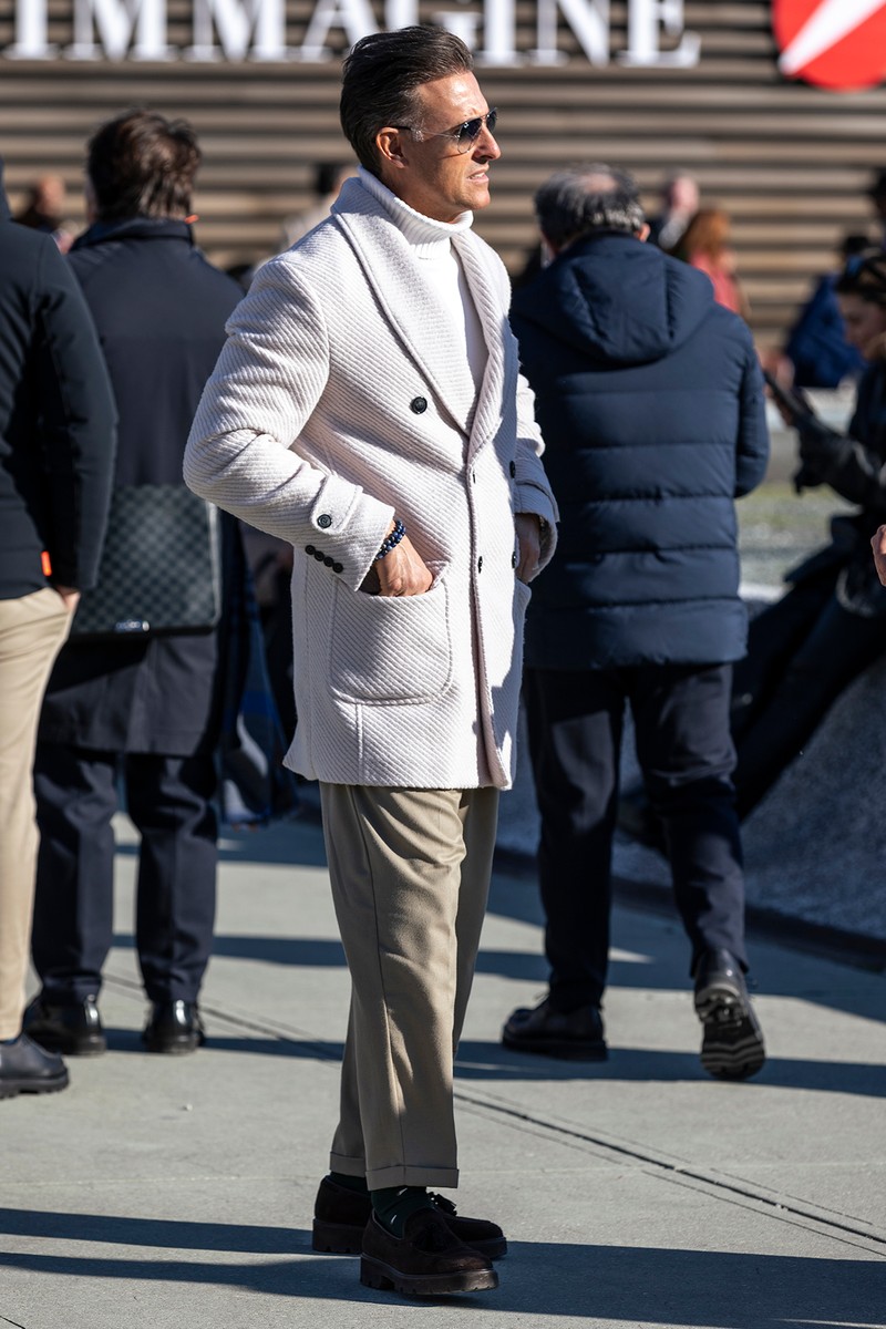 イタリア 海外 メンズファッション スナップ 秋 コーディネート ちょいワルオヤジ LEON イケオジ