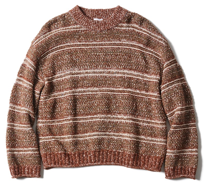 ニット、ジャケパン、差し色、着こなし、コーデ