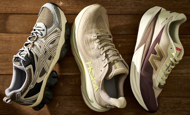 スニーカー、ブラウン、着こなし、コーデ