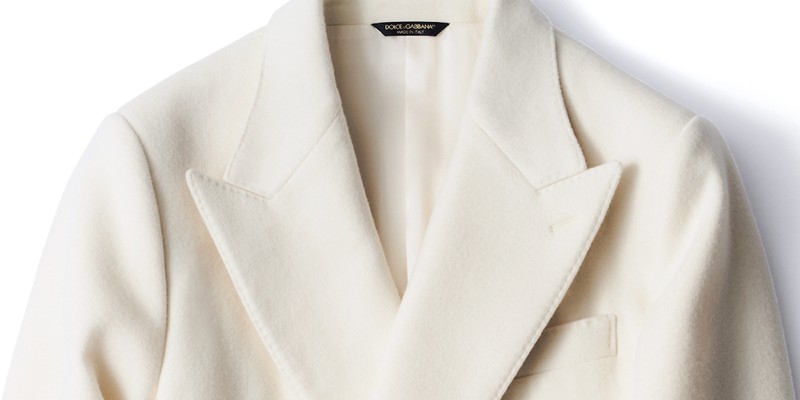 DOLCE&GABBANA 劇的美形ジャケット 裏地レパード柄クリームホワイト USED】DOLCE & GABBANA 2003SS PARACHUTE JACKET |