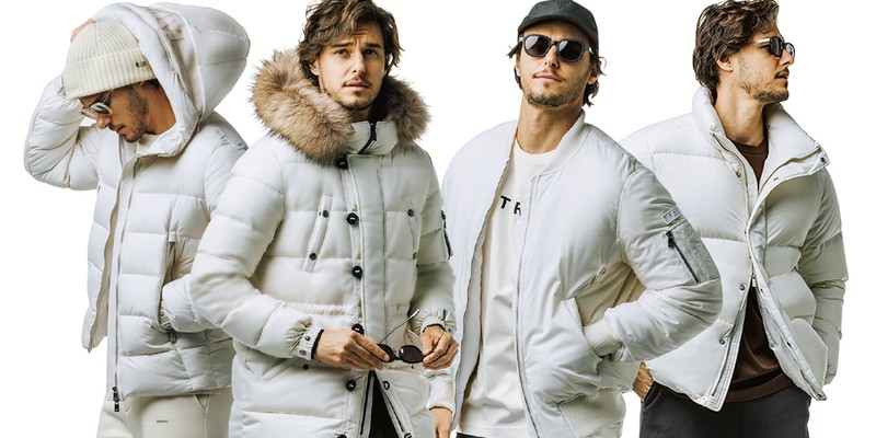 タトラス　ダウン　白　新作