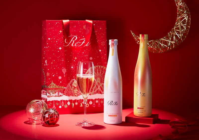 「リファハリキープコラーゲン」9504円、「リファヒートオンジンジャー【機能性表示食品】」5300円/ともにMTG