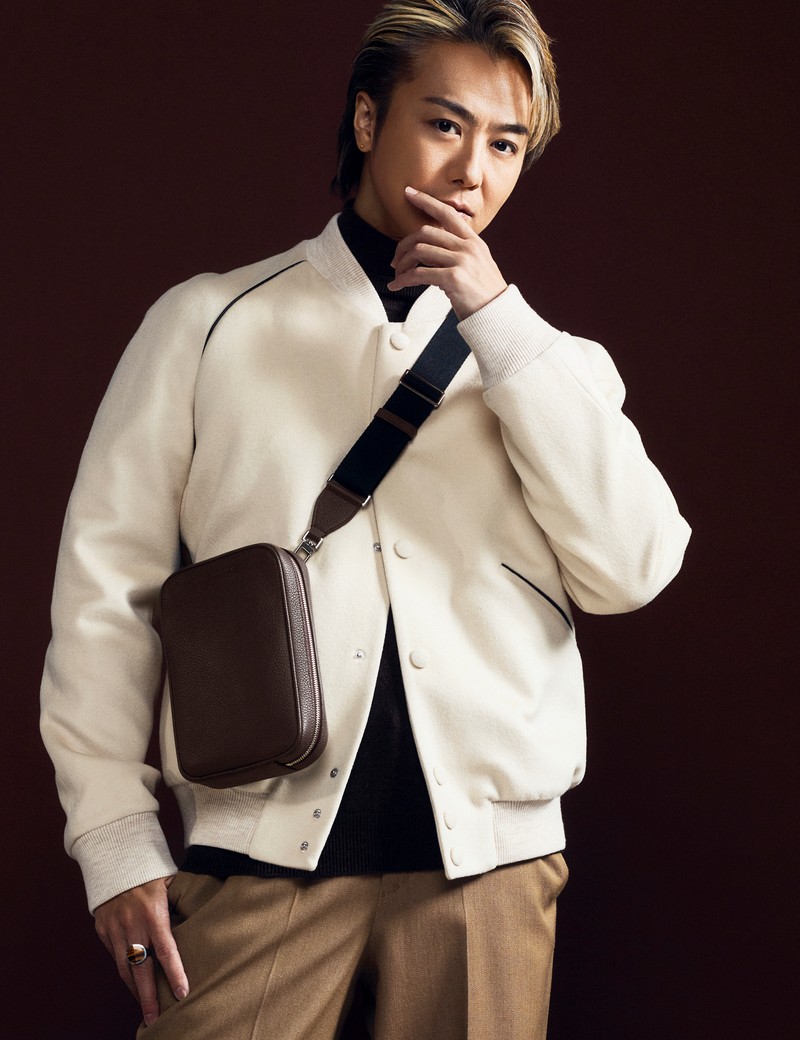 ボナベンチュラ × EXILE TAKAHIRO　パオロ クロスボディバッグ　大人カジュアルスタイル　ボディバッグ