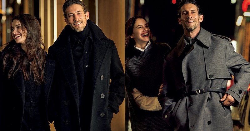 世界一の都市“銀座”で男気を振りまくなら「グレーなトレンチ」vs「真っ黒ピーコート」さあどっち?