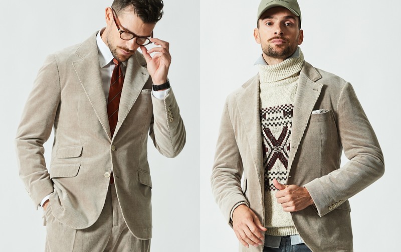 ジャケット、コーデュロイ、オンオフ、着回し、コーデ