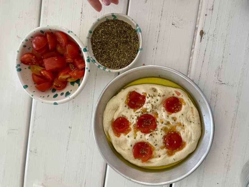 生地にじゃがいもを混ぜるのがプーリア風
