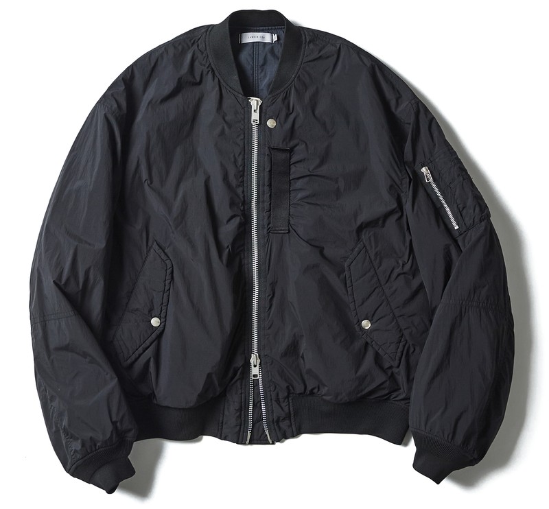 MA-1、ブラック、着こなし、コーデ