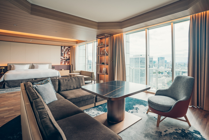 リビングとベッドロームが一体化した、「ファミリアスイートB」