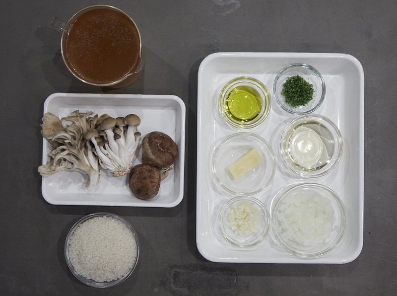 野本やすゆき レシピ きのこリゾット