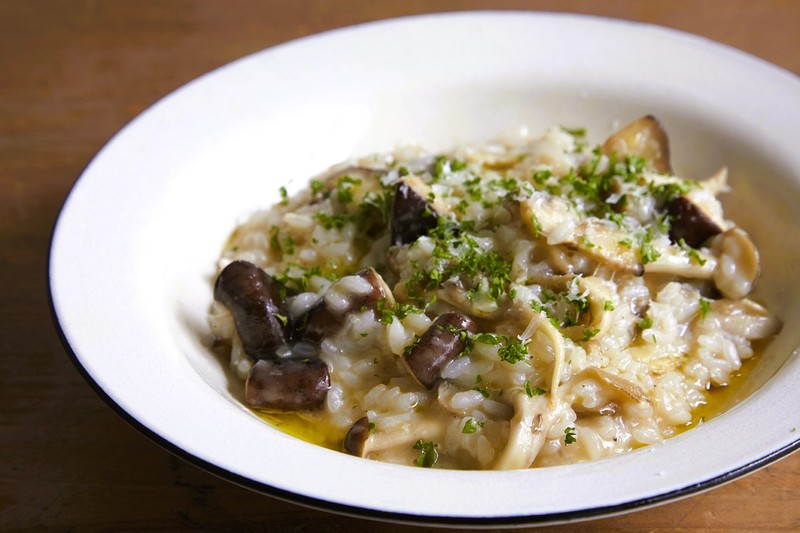 野本やすゆき レシピ きのこのリゾット