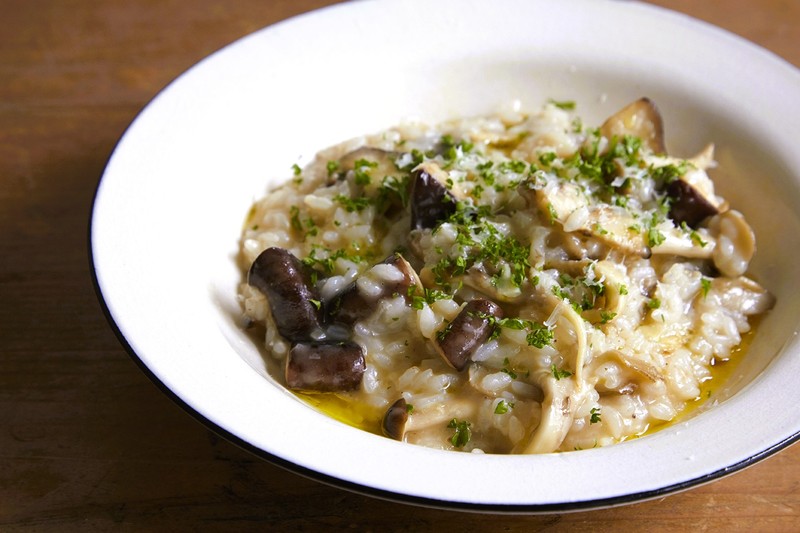 野本やすゆき レシピ きのこのリゾット