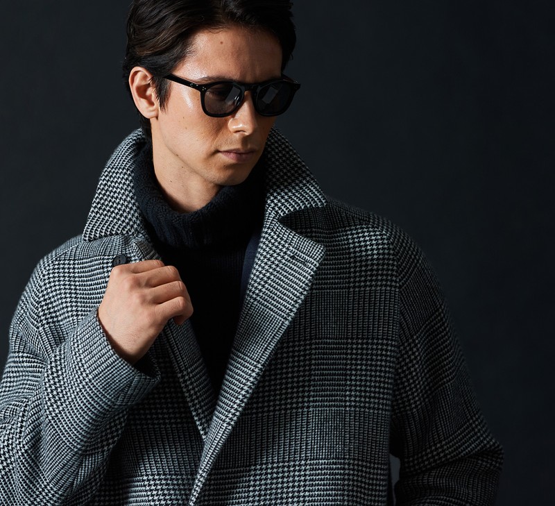 コート、チェック、モード、クラシック、着こなし、コーデ