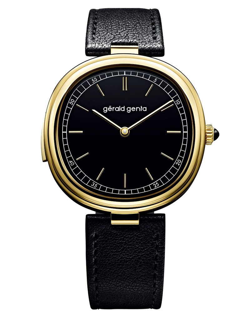 「ミニッツ・リピーター」手巻き、18KYGケース（40mm）、シープスキンレザーストラップ。価格要問い合わせ／ジェラルド・ジェンタ