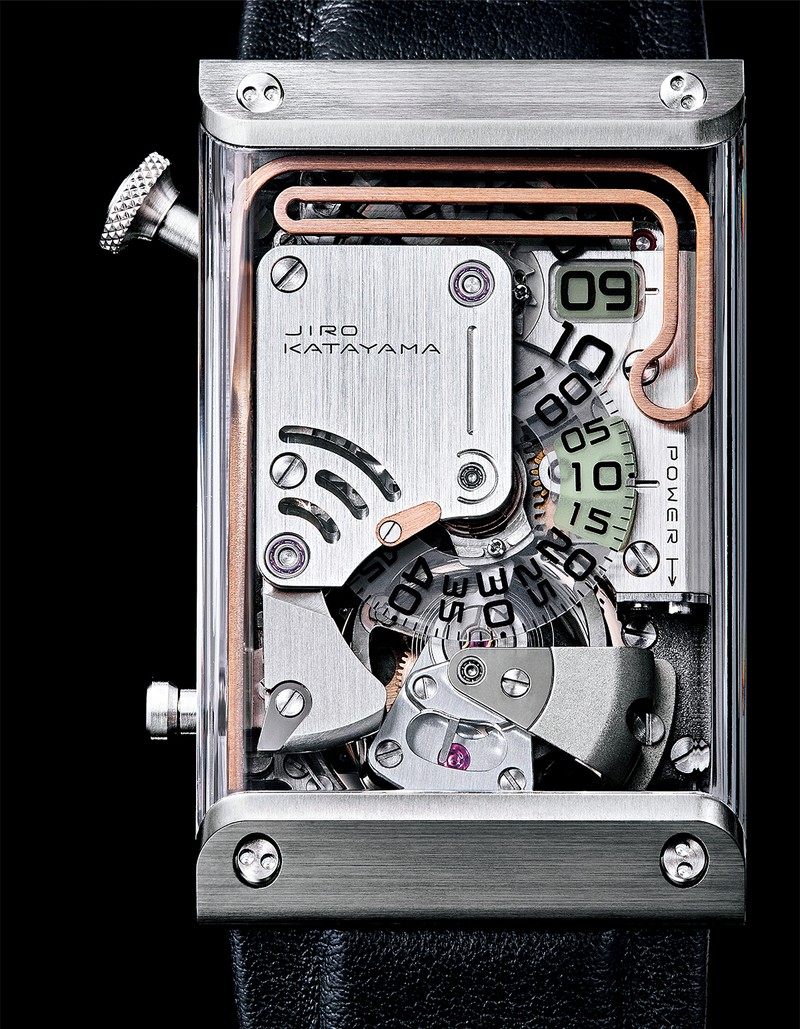 「大塚ローテック 9号」手巻き、SSケース（48×30mm）、カーフレザーストラップ。日常生活防水。1760万円／大塚ローテック