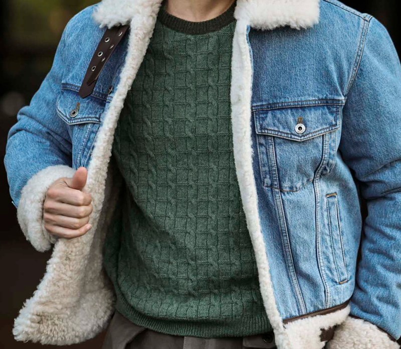 Gジャン、ボア、着こなし、コーデ