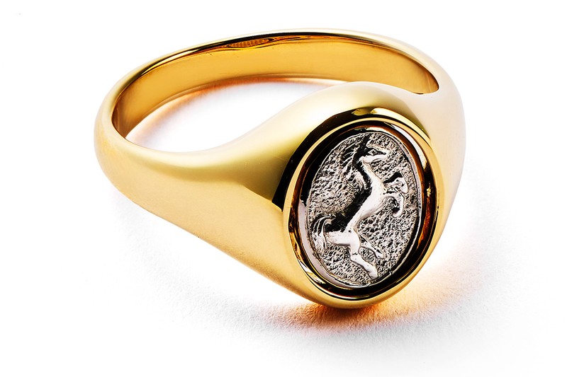 リング94万6000円／ラギッド マインド（エスジェイ ジュエリー）