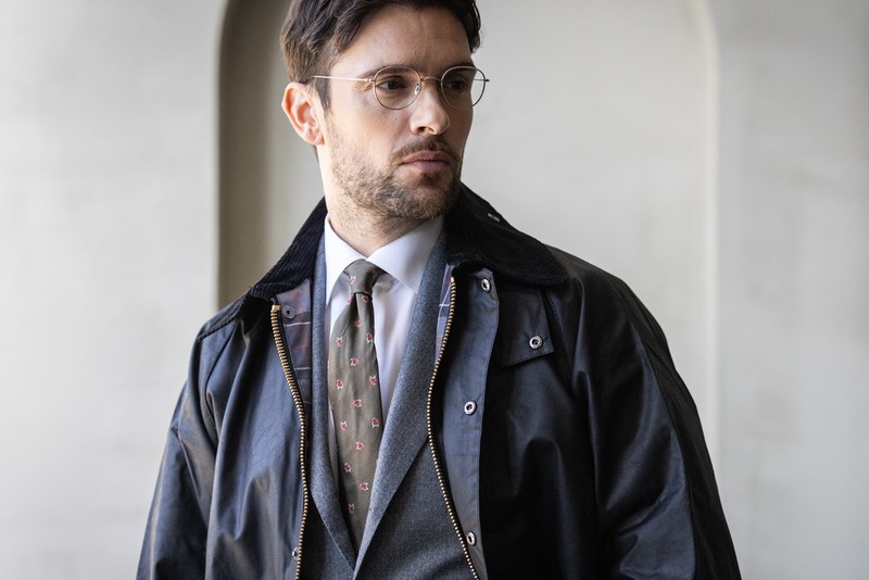 オンオフ、着回し、バブアー、アウトドア、着こなし、コーデ