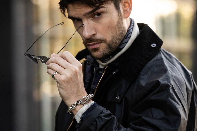 オンオフ、着回し、バブアー、アウトドア、着こなし、コーデ